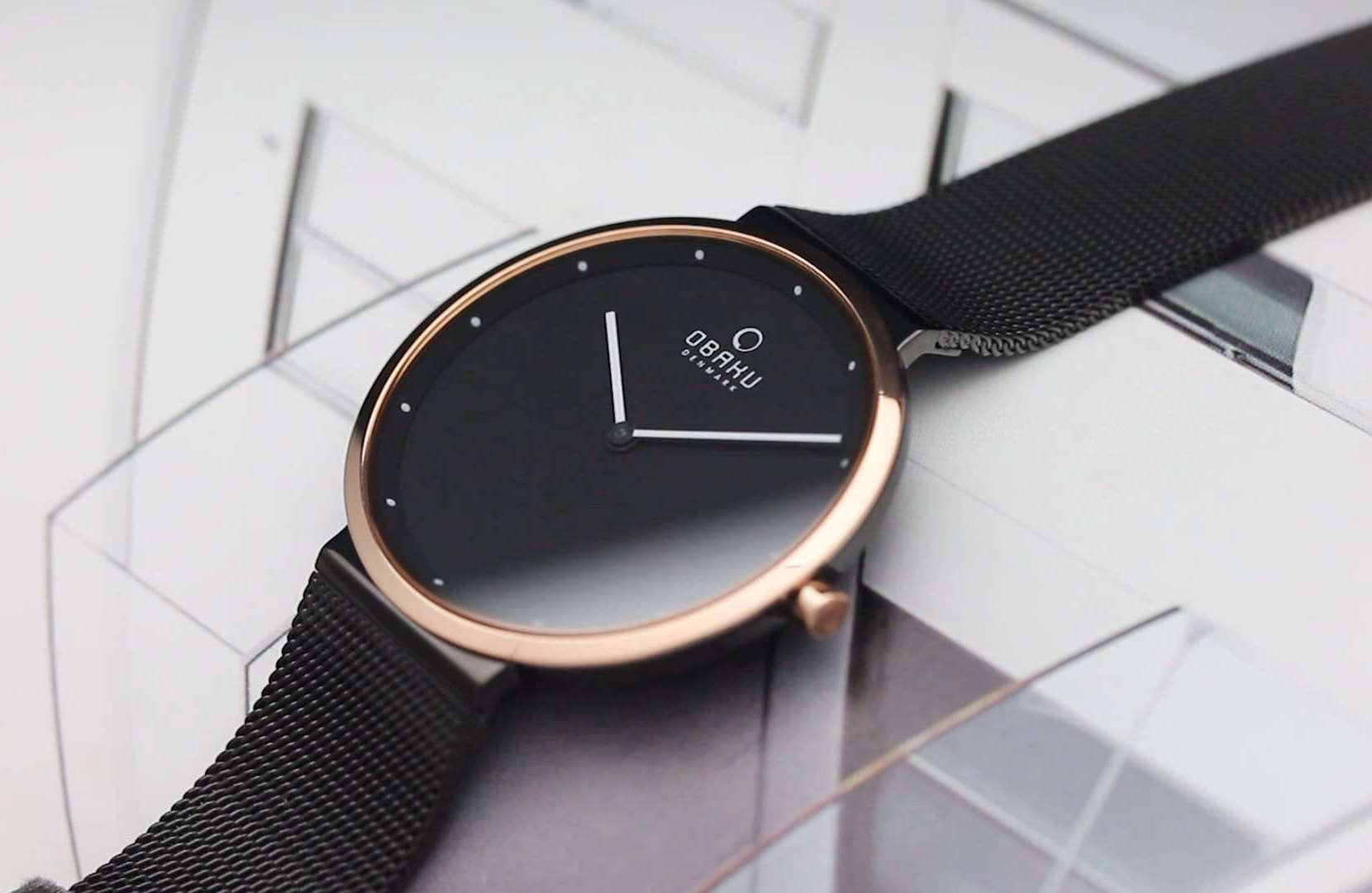 ساعت مچی زنانه اوباکو Obaku اورجینال مدل V230LXMBMB