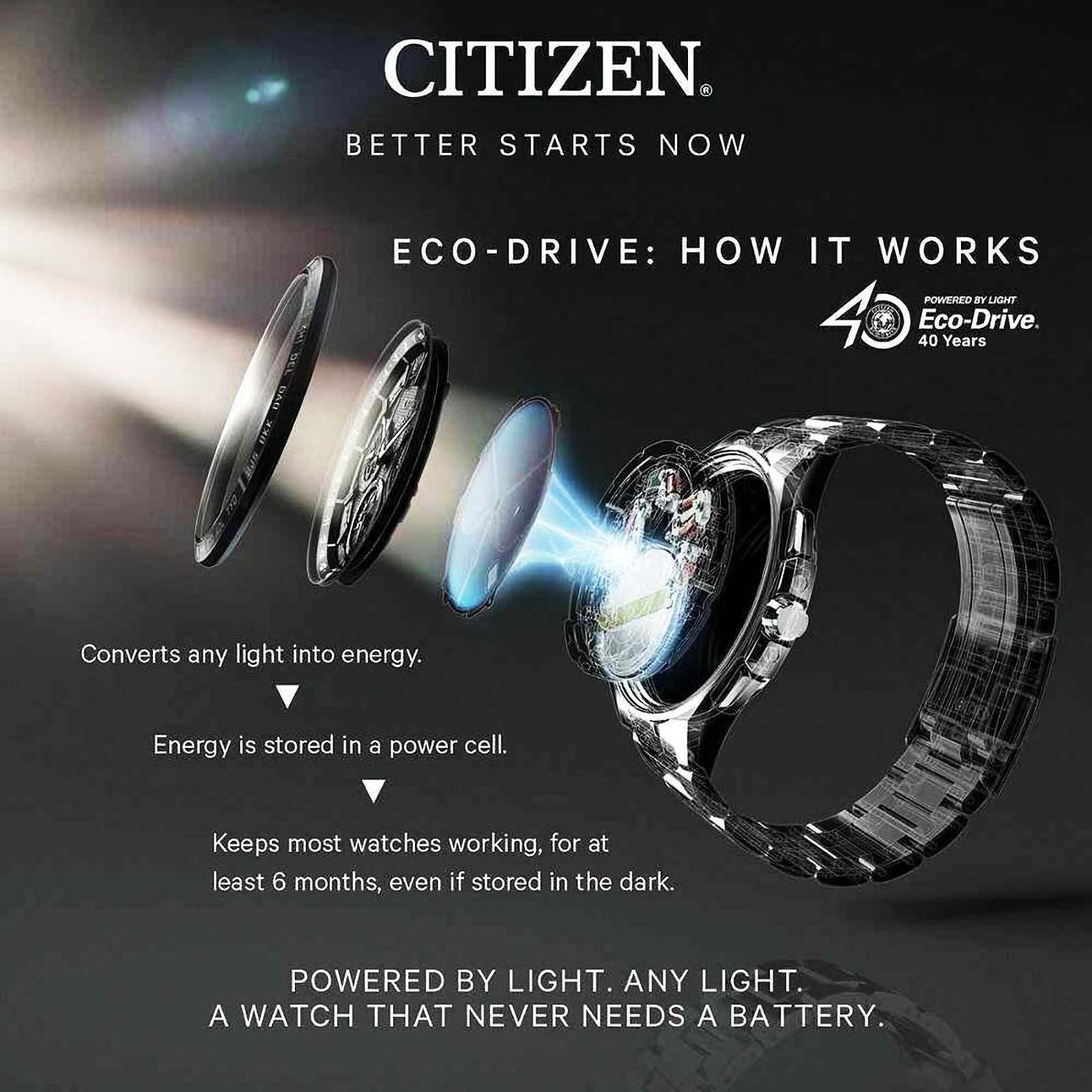 ساعت مچی مردانه سیتیزن citizen اورجینال مدل CA0770-81E