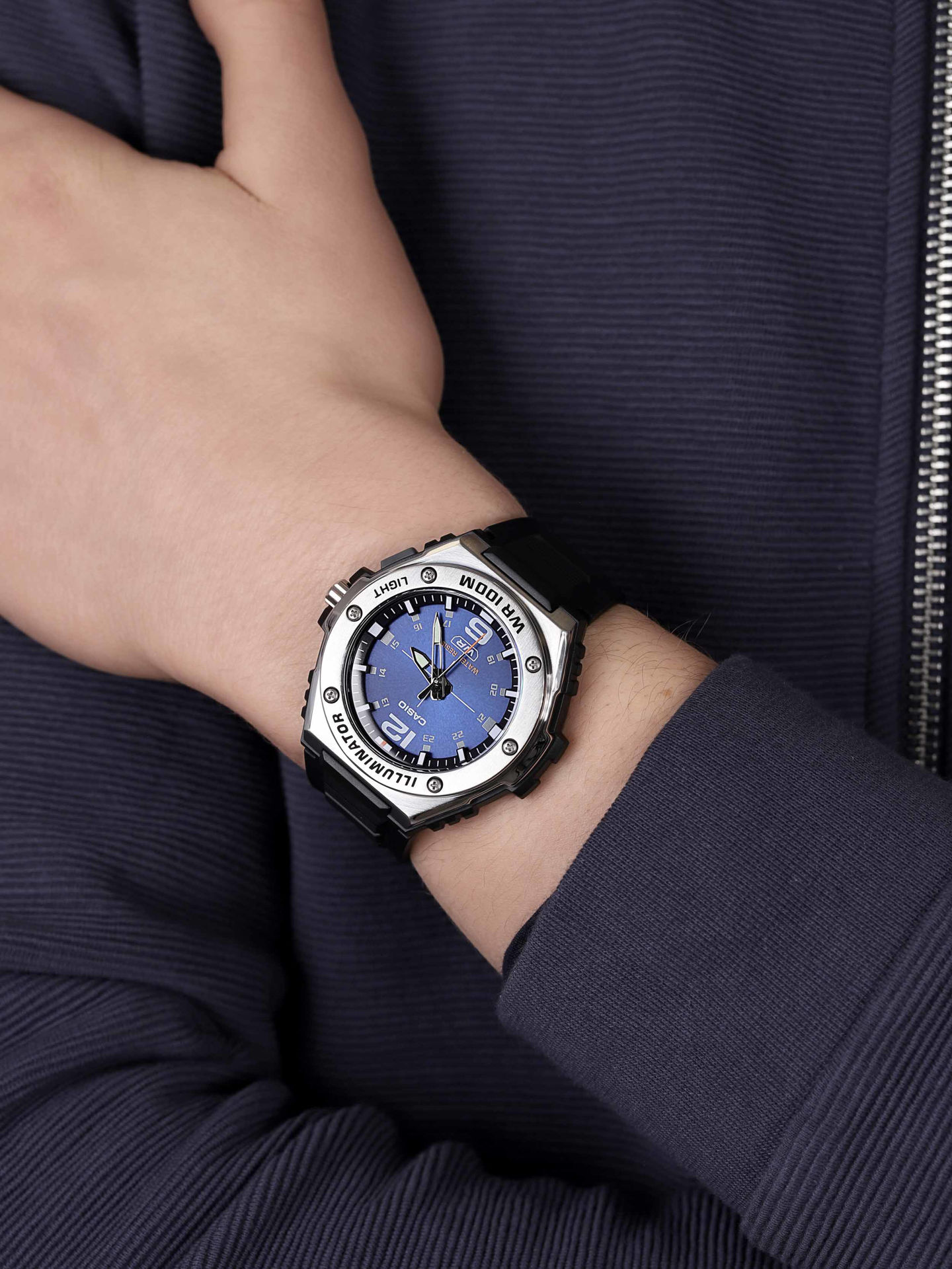 ساعت مچی مردانه کاسیو casio اورجینال مدل MWA-100H-2AVDF