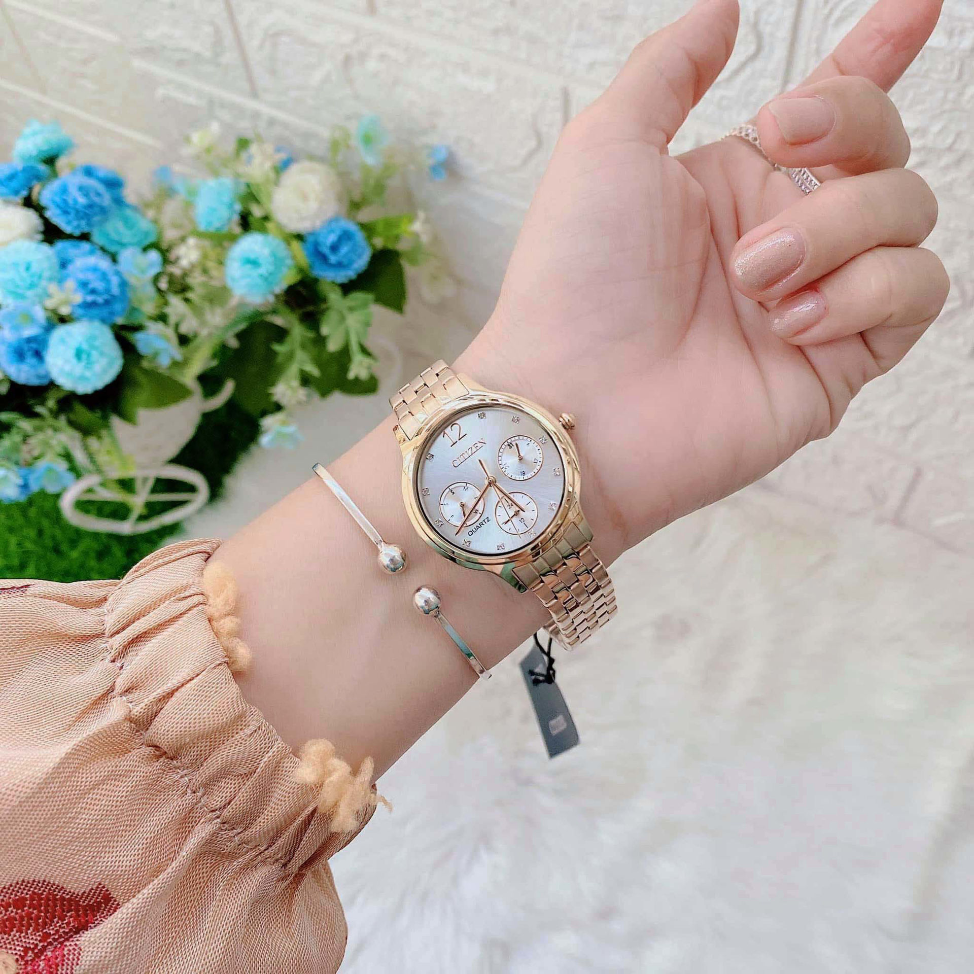 ساعت مچی زنانه سیتیزن citizen اورجینال مدل ED8183-54A