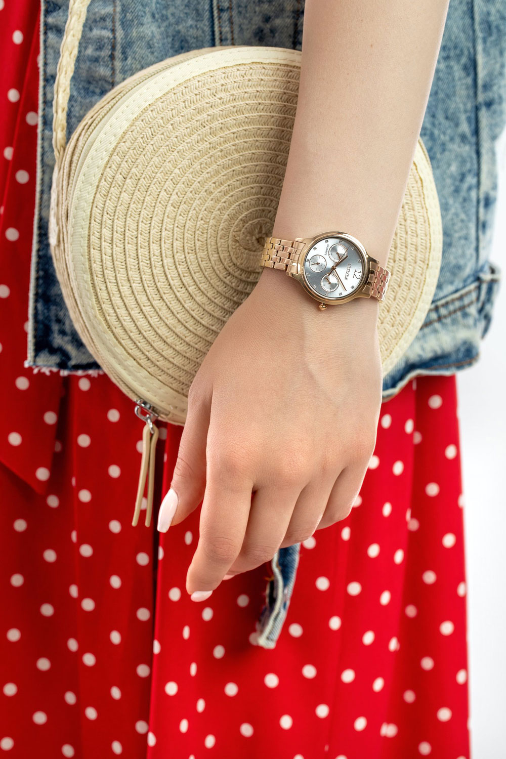 ساعت مچی زنانه سیتیزن citizen اورجینال مدل ED8183-54A