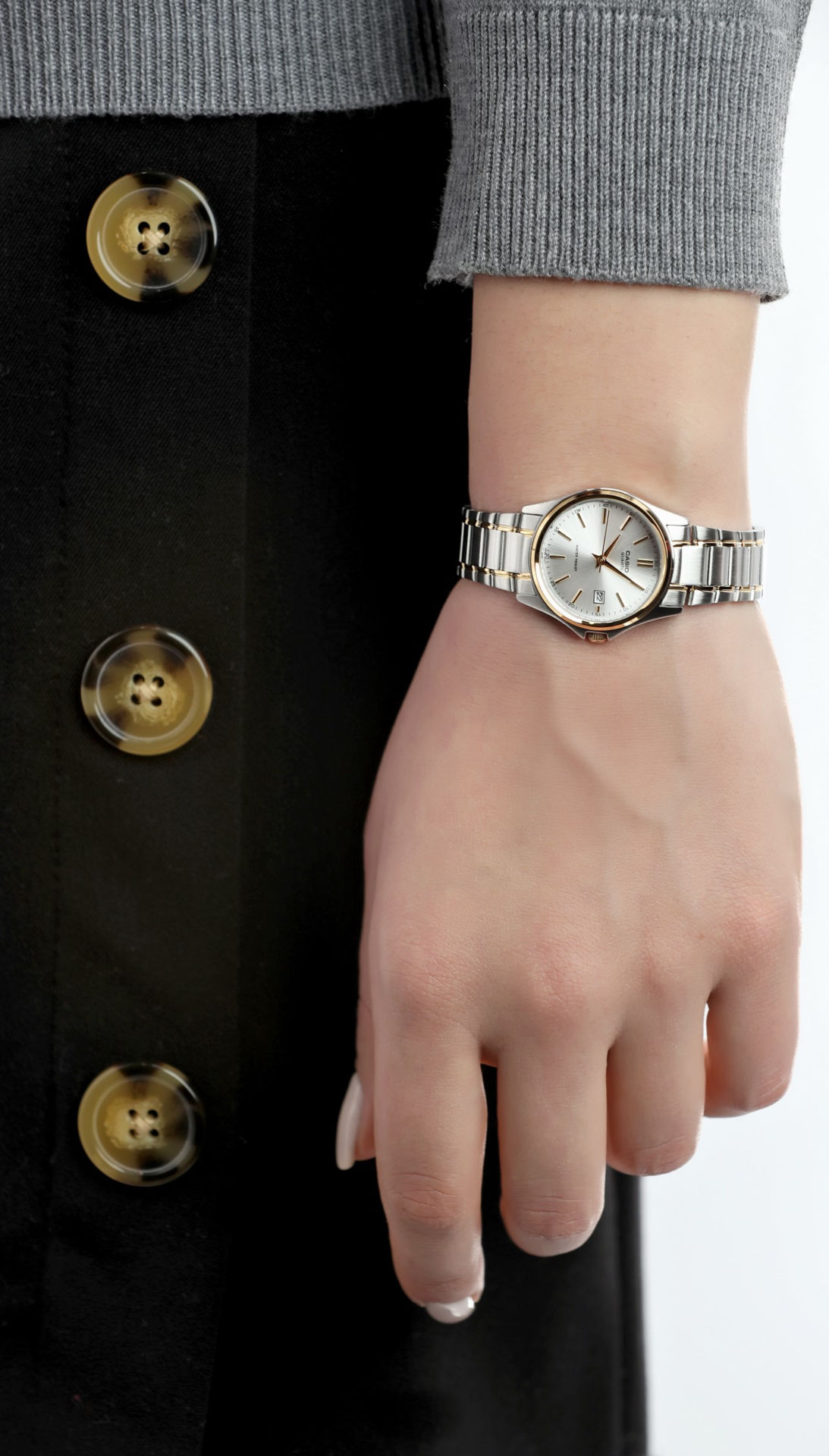 ساعت مچی زنانه کاسیو casio اورجینال مدل LTP-1183G-7ADF