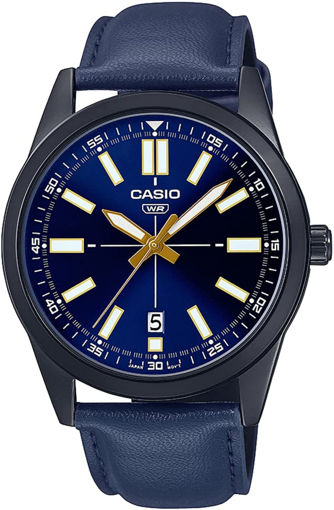 ساعت مچی مردانه کاسیو casio اورجینال مدل MTP-VD02BL-2EUDF