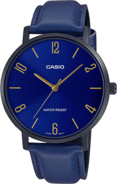 ساعت مچی مردانه کاسیو casio اورجینال مدل MTP-VT01BL-2BUDF