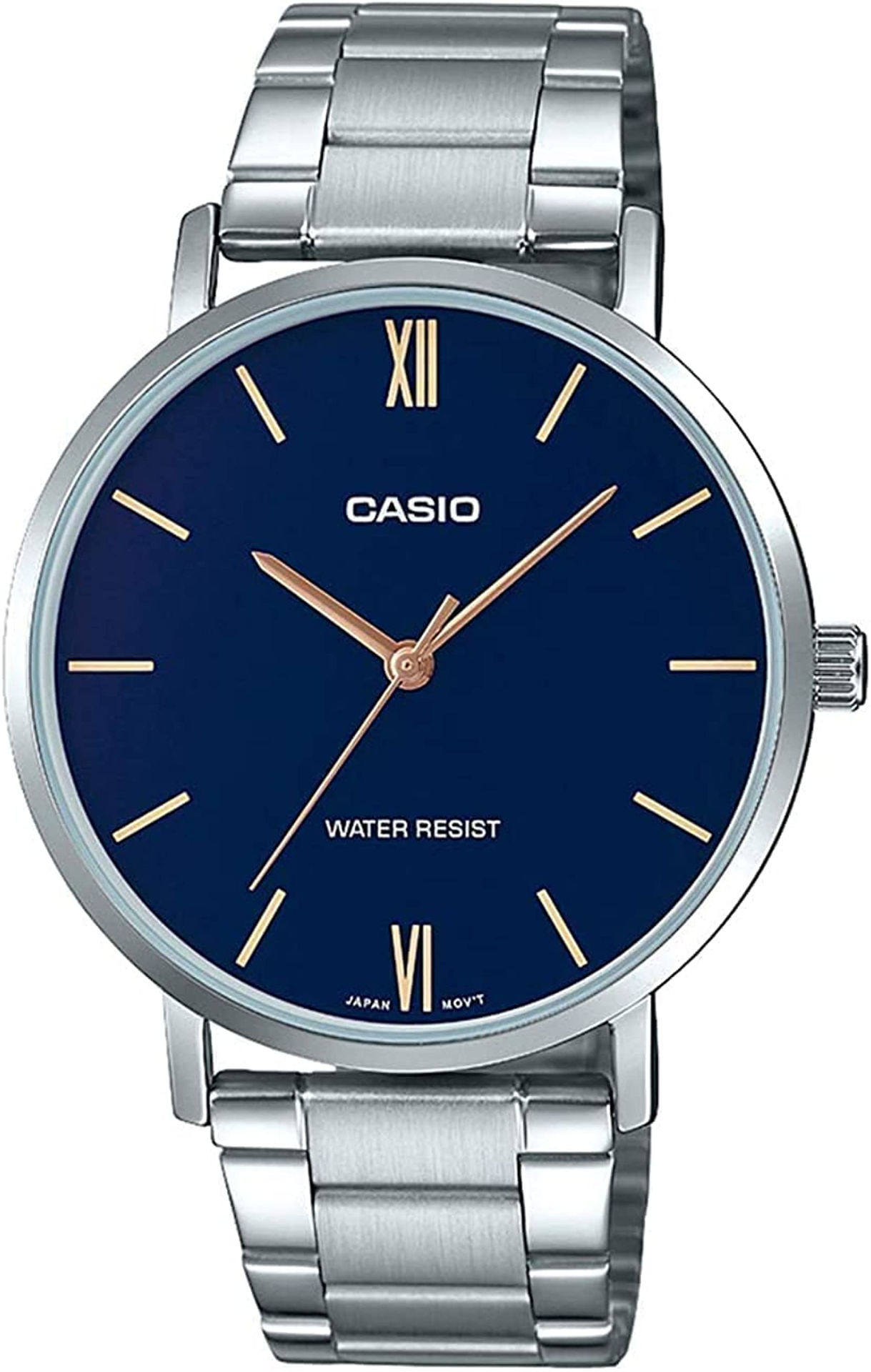 ساعت مچی مردانه کاسیو casio اورجینال مدل MTP-VT01D-2BUDF