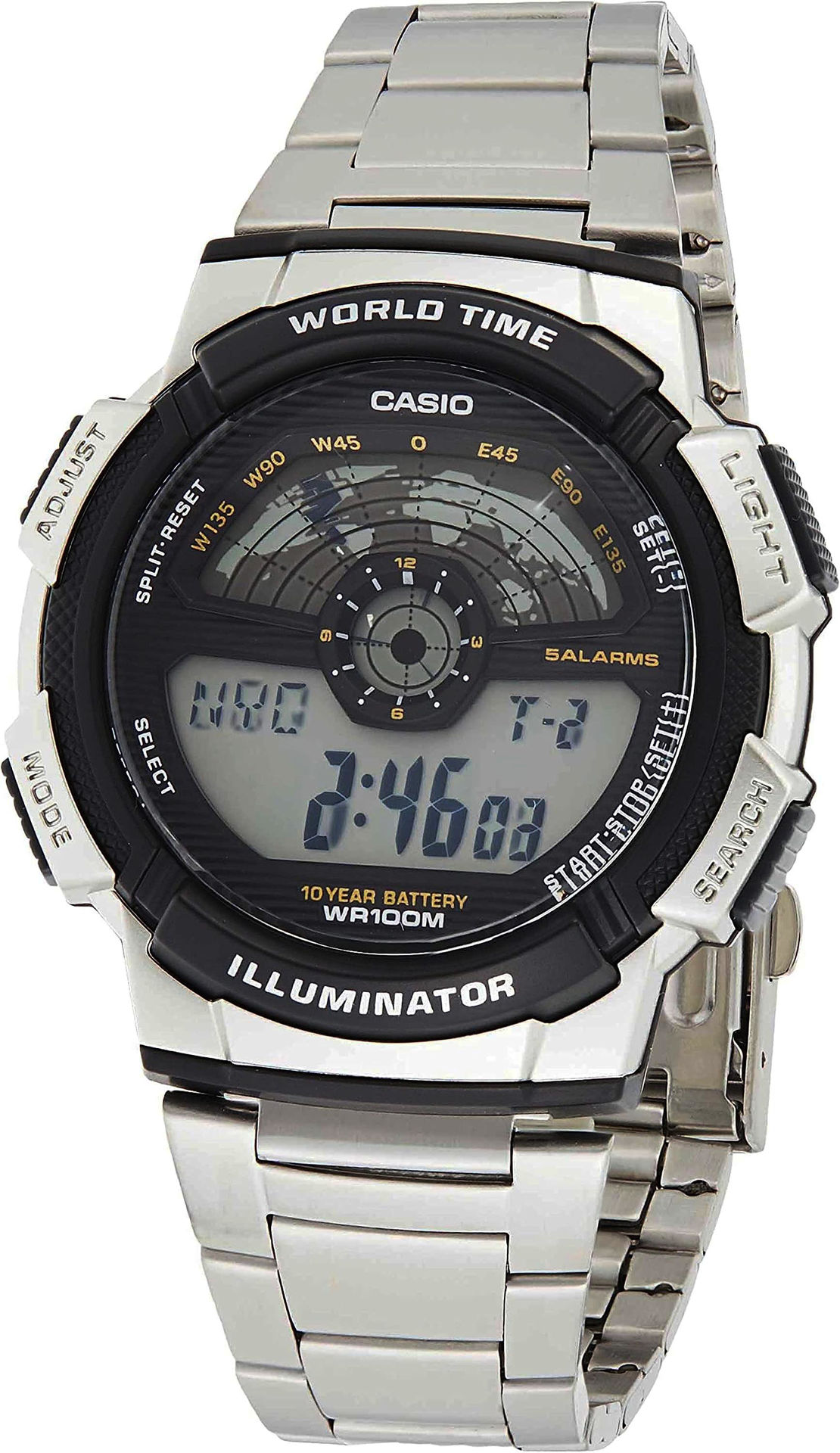 ساعت مچی مردانه کاسیو casio اورجینال مدل AE-1100WD-1AVDF