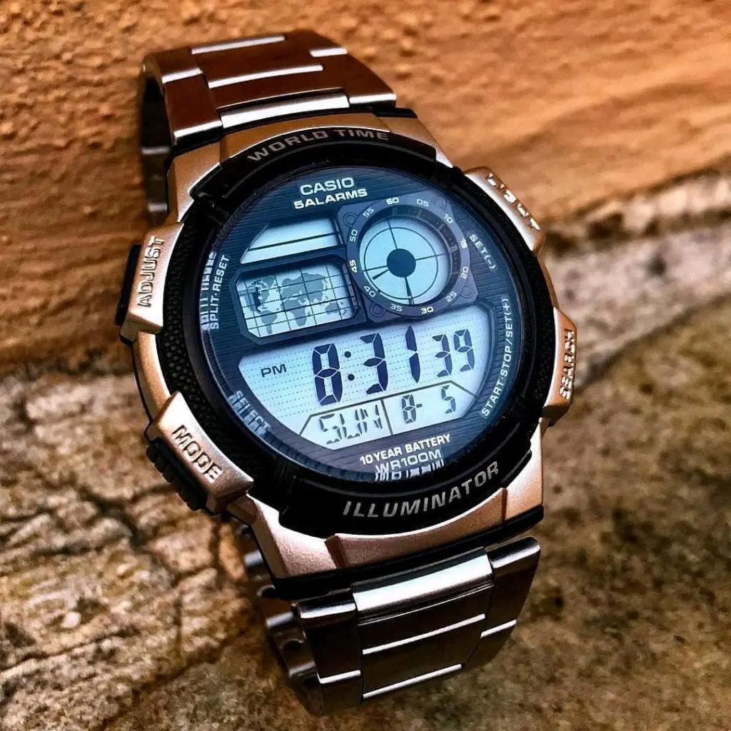 ساعت مچی مردانه کاسیو casio اورجینال مدل AE-1100WD-1AVDF