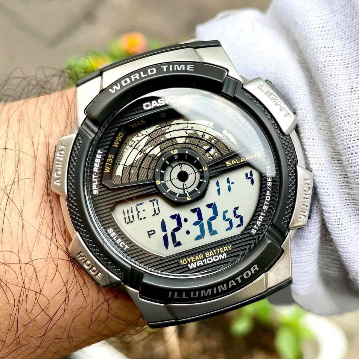 ساعت مچی مردانه کاسیو casio اورجینال مدل AE-1100WD-1AVDF