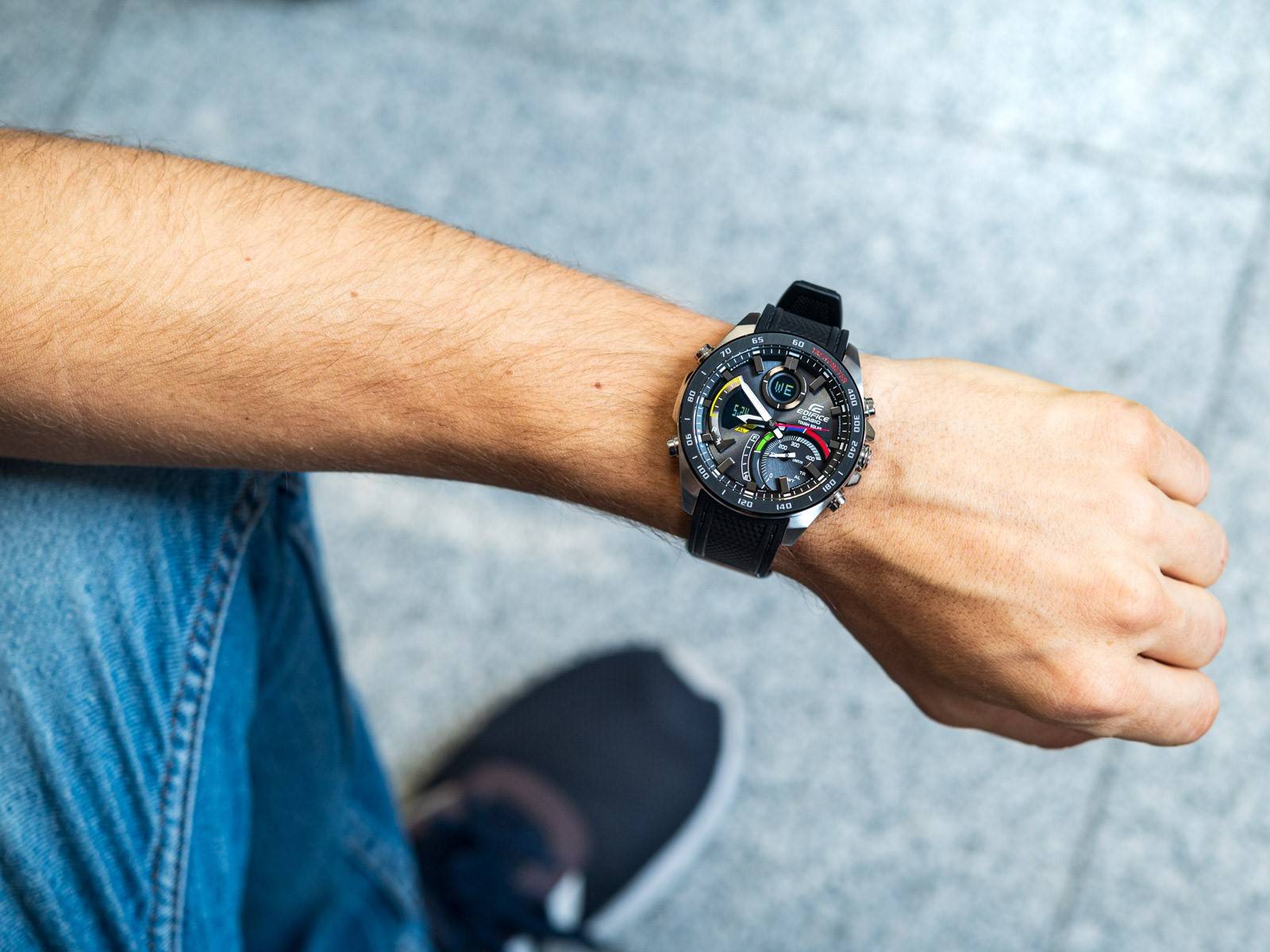 ساعت مچی مردانه کاسیو casio اورجینال مدل ECB-900MP-1ADF