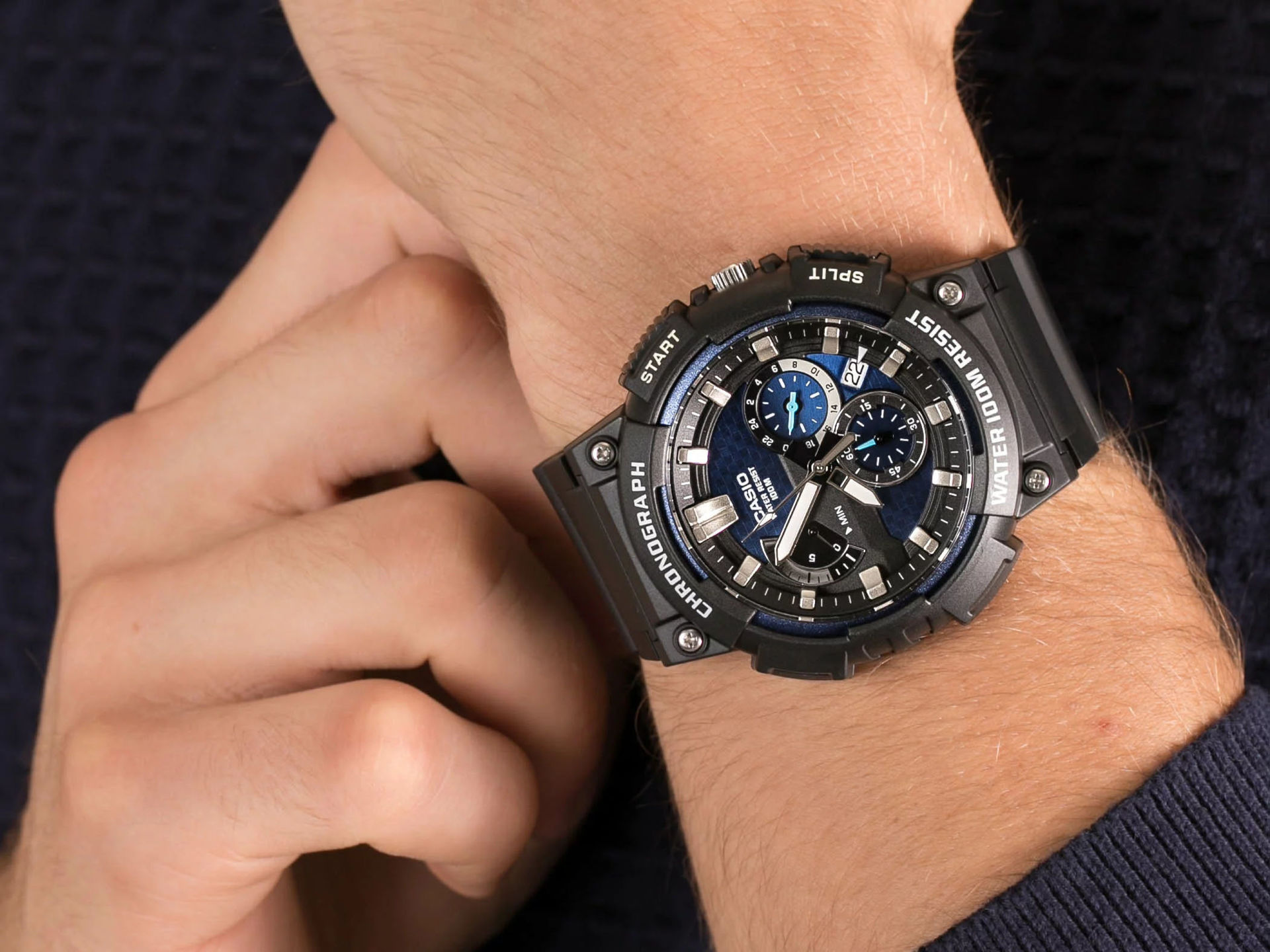 ساعت مچی مردانه کاسیو casio اورجینال مدل MCW-200H-2AVDF