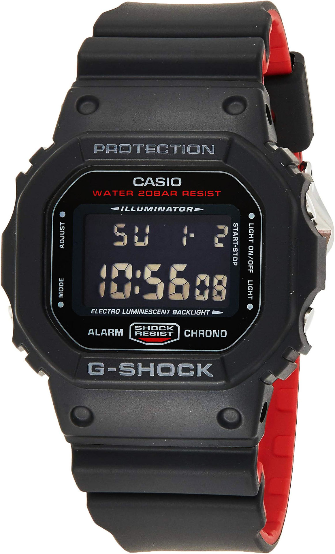 ساعت مچی مردانه کاسیو casio اورجینال مدل DW-5600HR-1DR