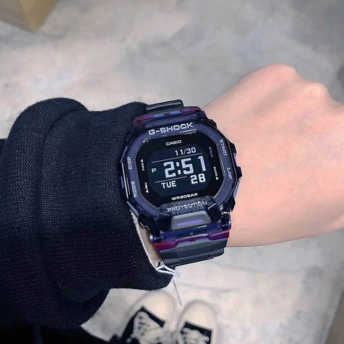 ساعت مچی مردانه کاسیو casio اورجینال مدل GBD-200SM-1A6DR