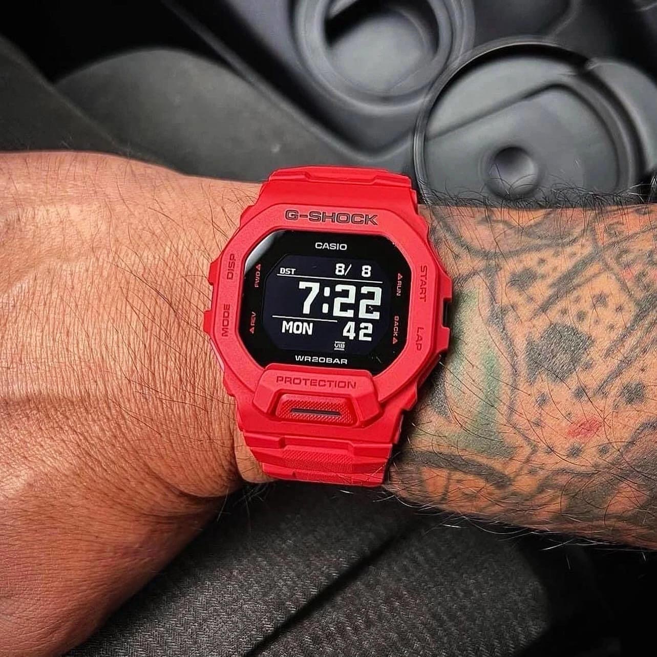 ساعت مچی مردانه کاسیو casio اورجینال مدل GBD-200RD-4DR