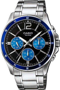 ساعت مچی مردانه کاسیو casio اورجینال مدل MTP-1374D-2AVDF