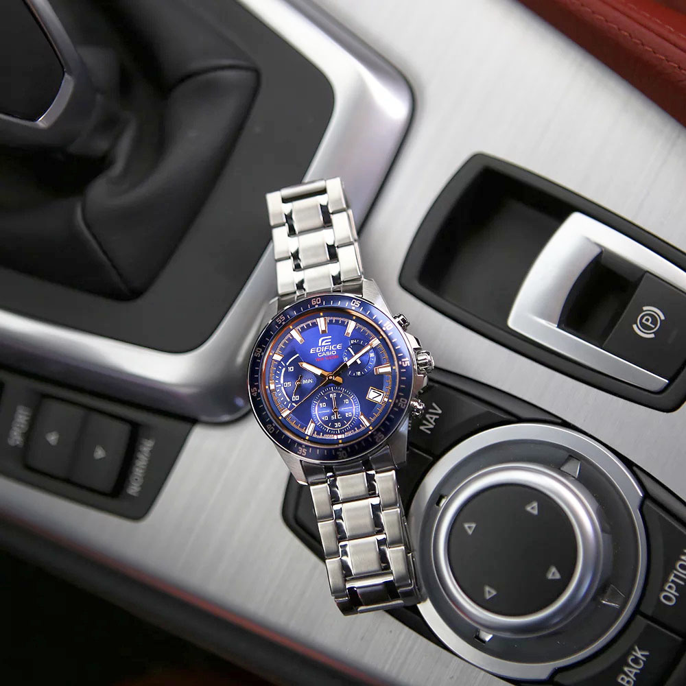 ساعت مچی مردانه کاسیو ادیفایس casio edifice اورجینال مدل EFV-540D-2AVUDF