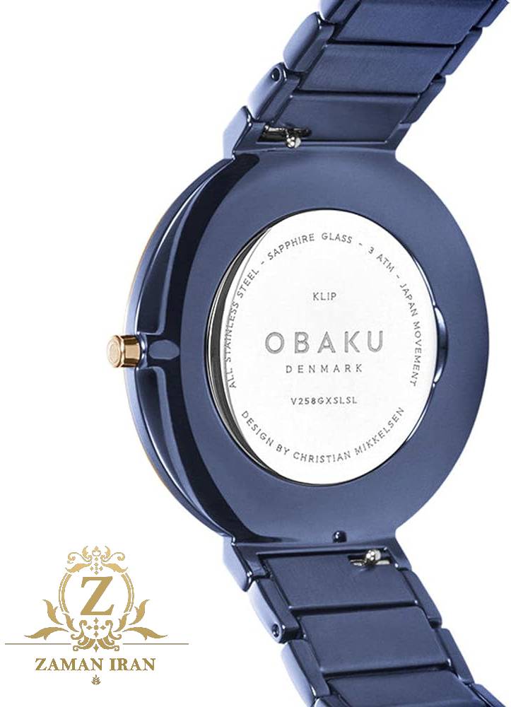 ساعت مچی مردانه اوباکو Obaku اورجینال مدل  V258GXSLSL