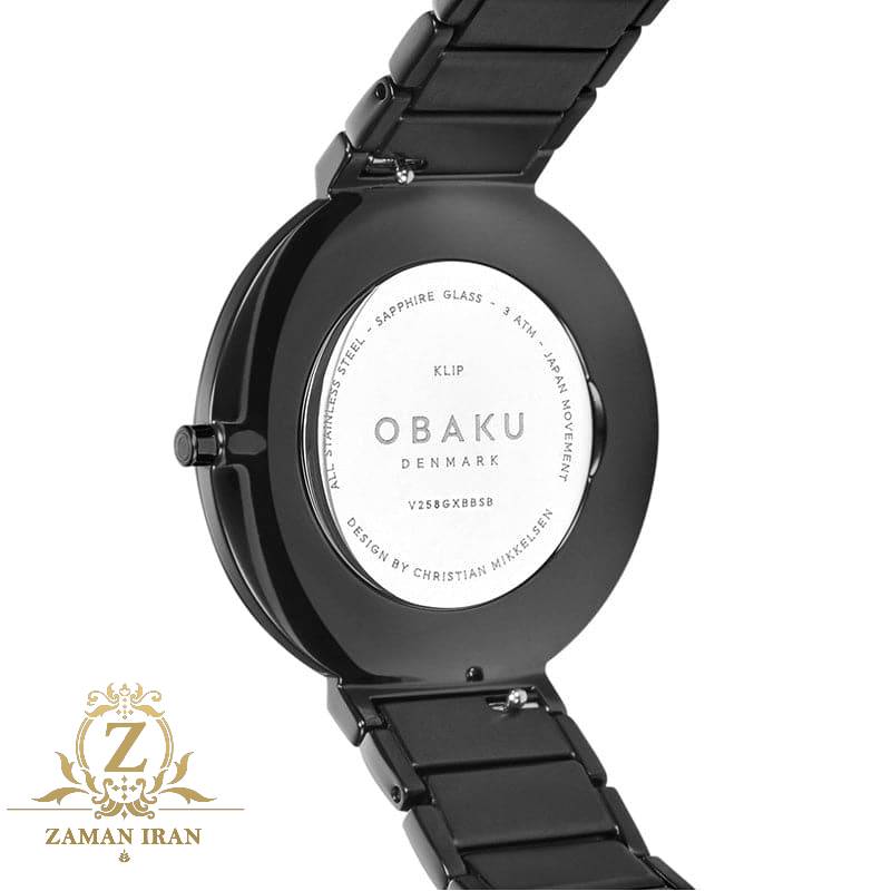 ساعت مچی ست مردانه و زنانه اوباکو Obaku اورجینال مدل V258GXBBSB_SET