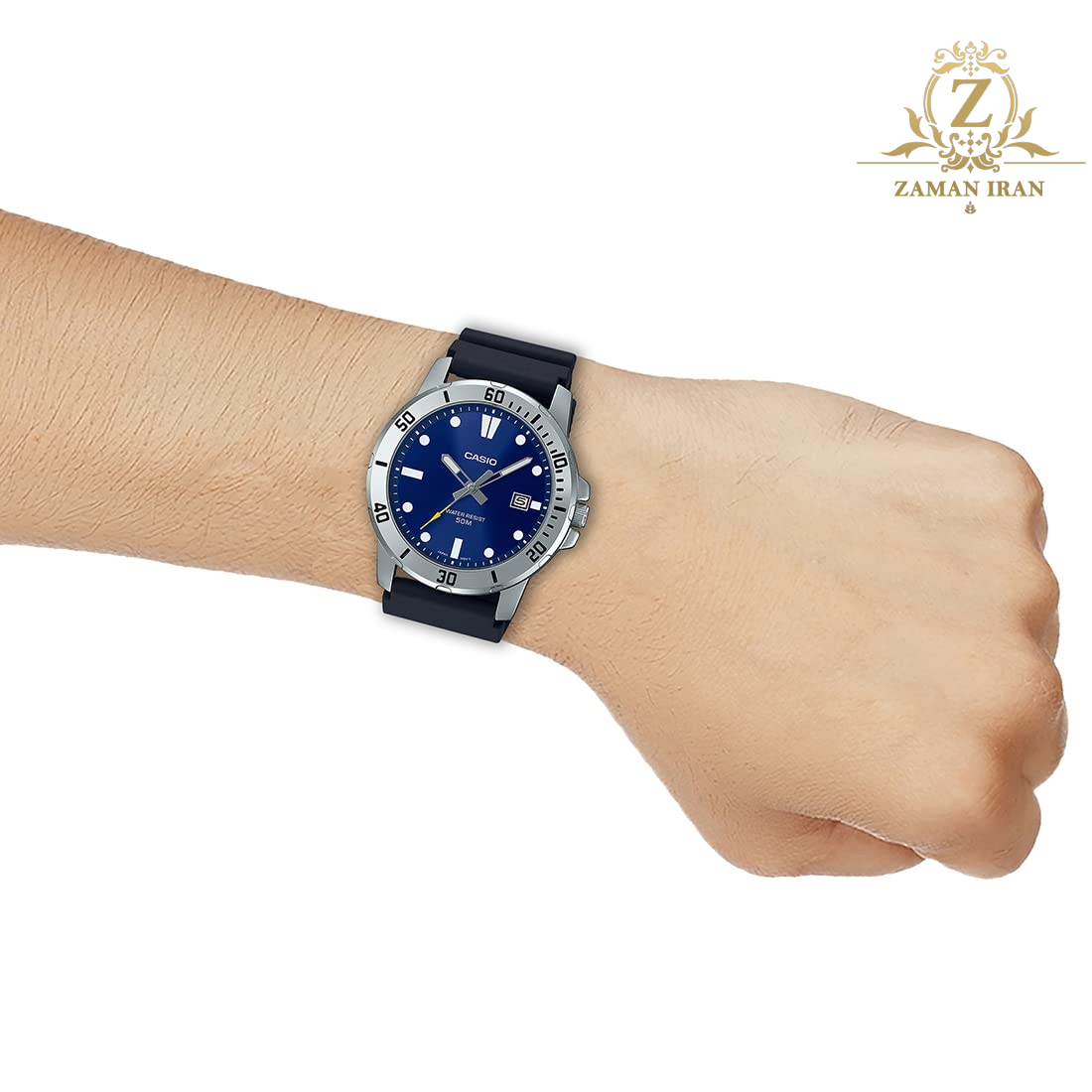 ساعت مچی مردانه کاسیو casio اورجینال مدل MTP-VD01-2EVUDF