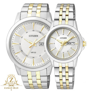 ساعت مچی ست مردانه و زنانه سیتیزن Citizen اورجینال مدل BF2018-52A C