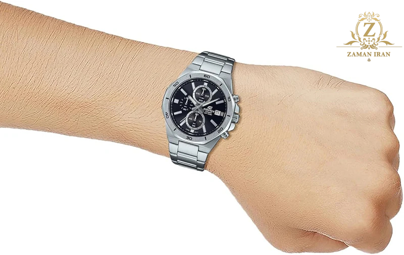 ساعت مچی مردانه کاسیو ادیفایس casio edifice اورجینال مدل EFV-640D-1AVUDF