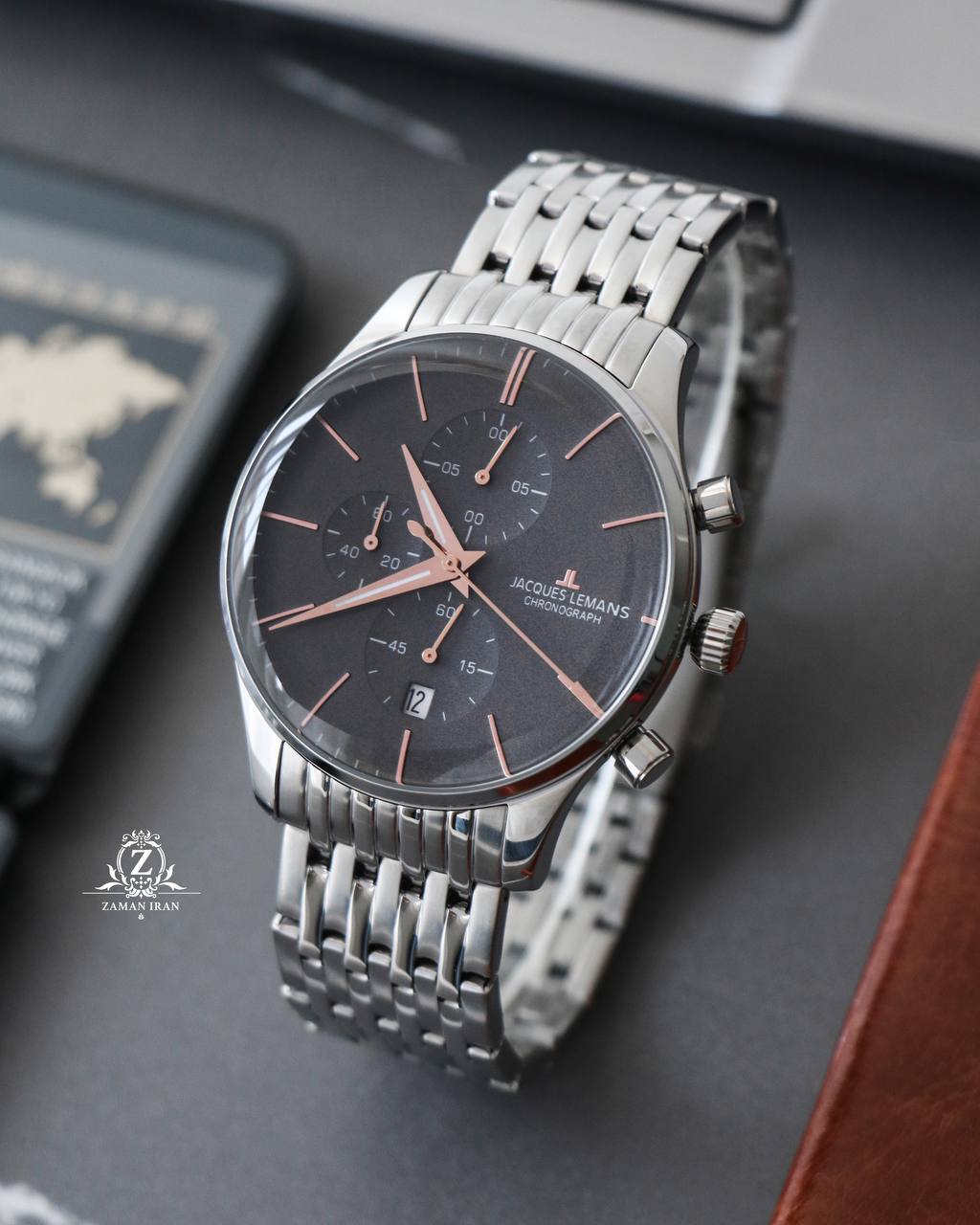 ساعت مچی مردانه ژاک لمنز  اورجینال مدل jacques lemans 1-2163I