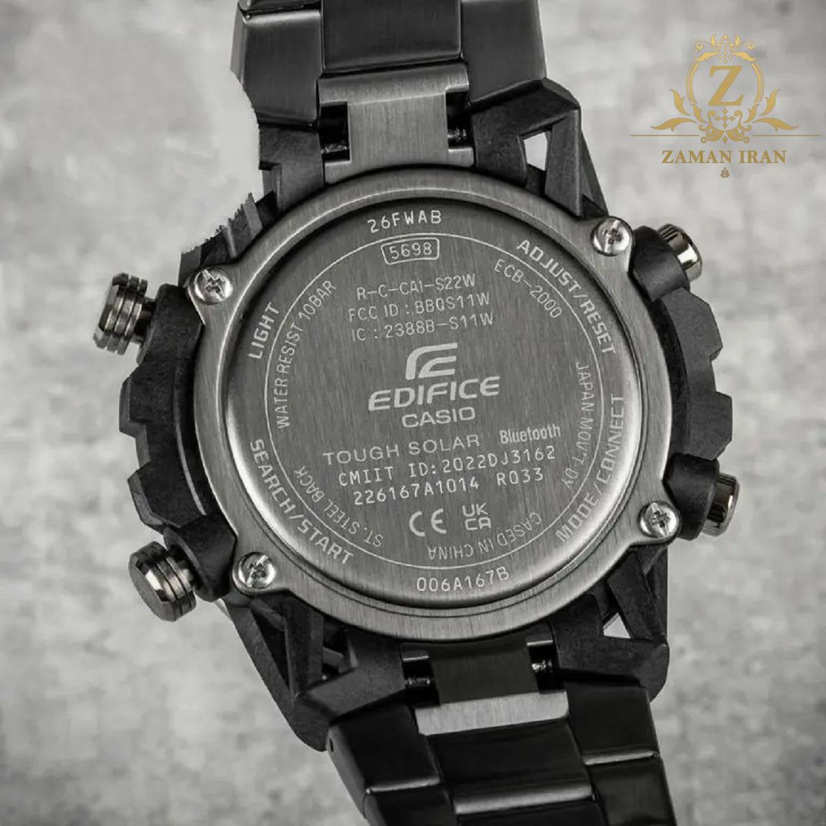 ساعت مچی مردانه کاسیو ادیفایس casio edifice اورجینال مدل ECB-2000DC-1BDF