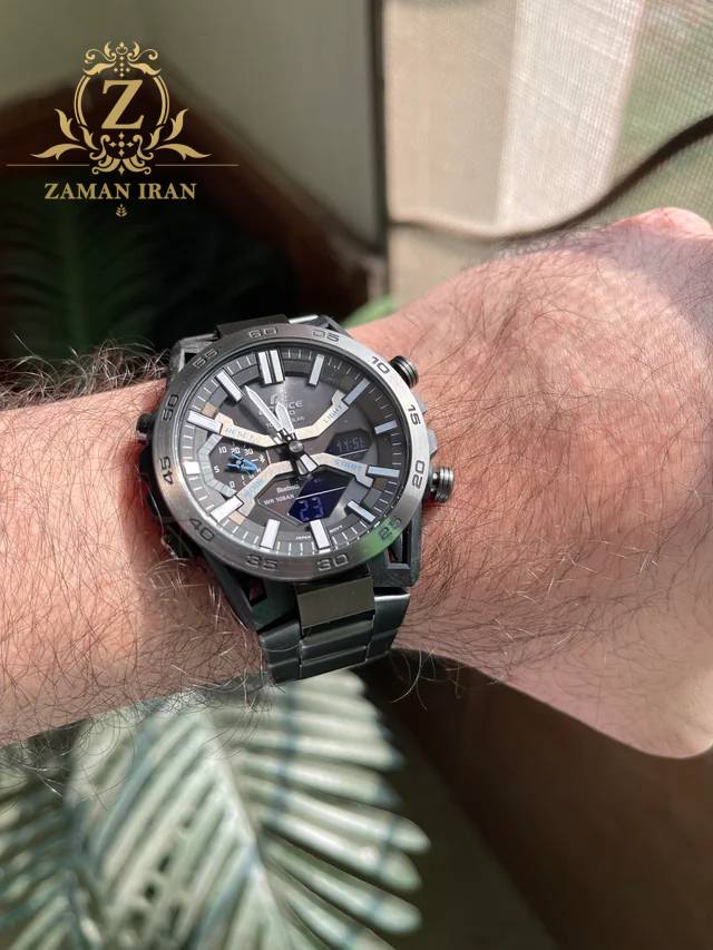 ساعت مچی مردانه کاسیو ادیفایس casio edifice اورجینال مدل ECB-2000DC-1BDF