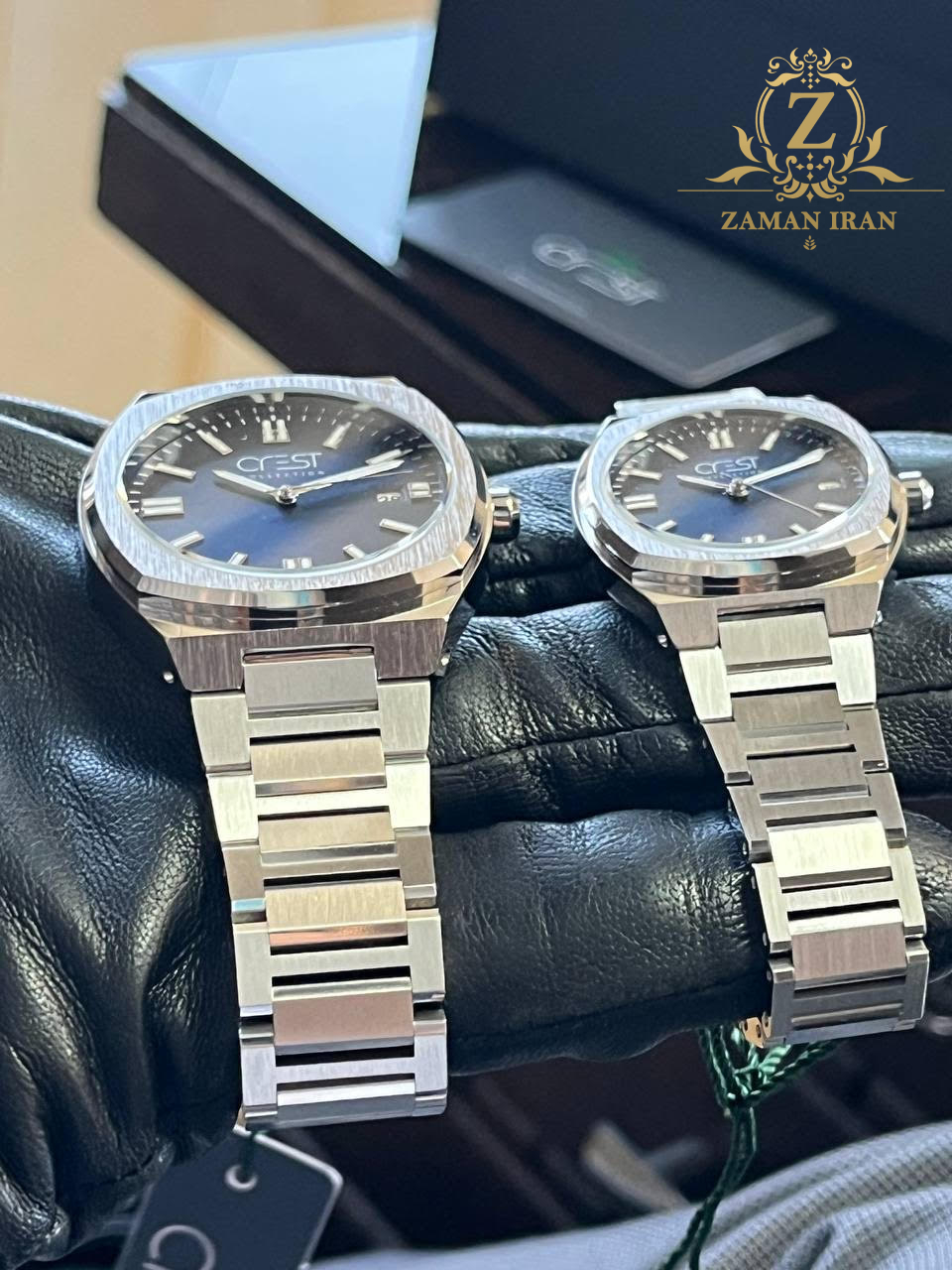 ساعت ست مچی مردانه و زنانه کرست crest اورجینال مدل 6292/4C