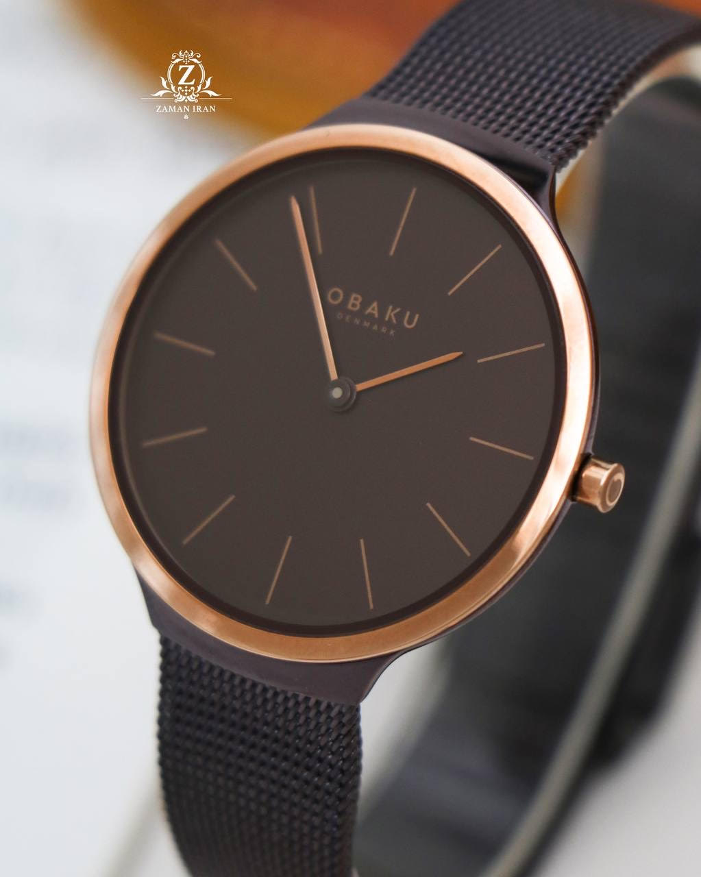 ساعت مچی زنانه اوباکو Obaku اورجینال مدل V240LXXNMN