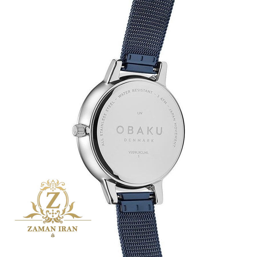 ساعت مچی زنانه اوباکو Obaku اورجینال مدل V209LXCLML