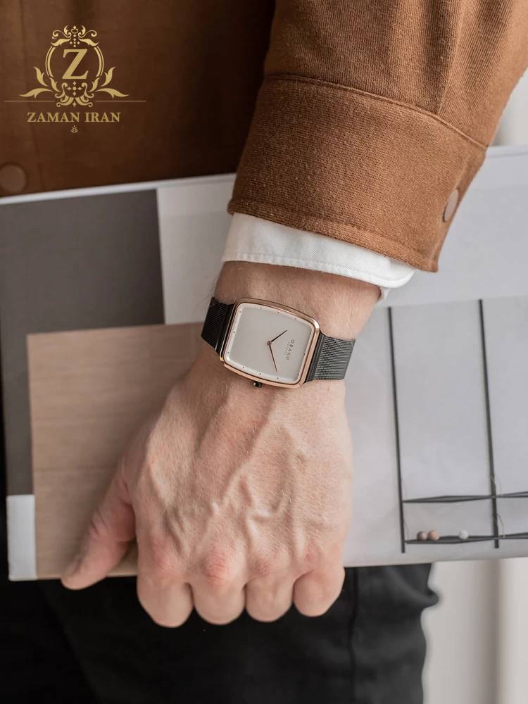 ساعت مچی مردانه اوباکو Obaku اورجینال مدل V267GXMIMB