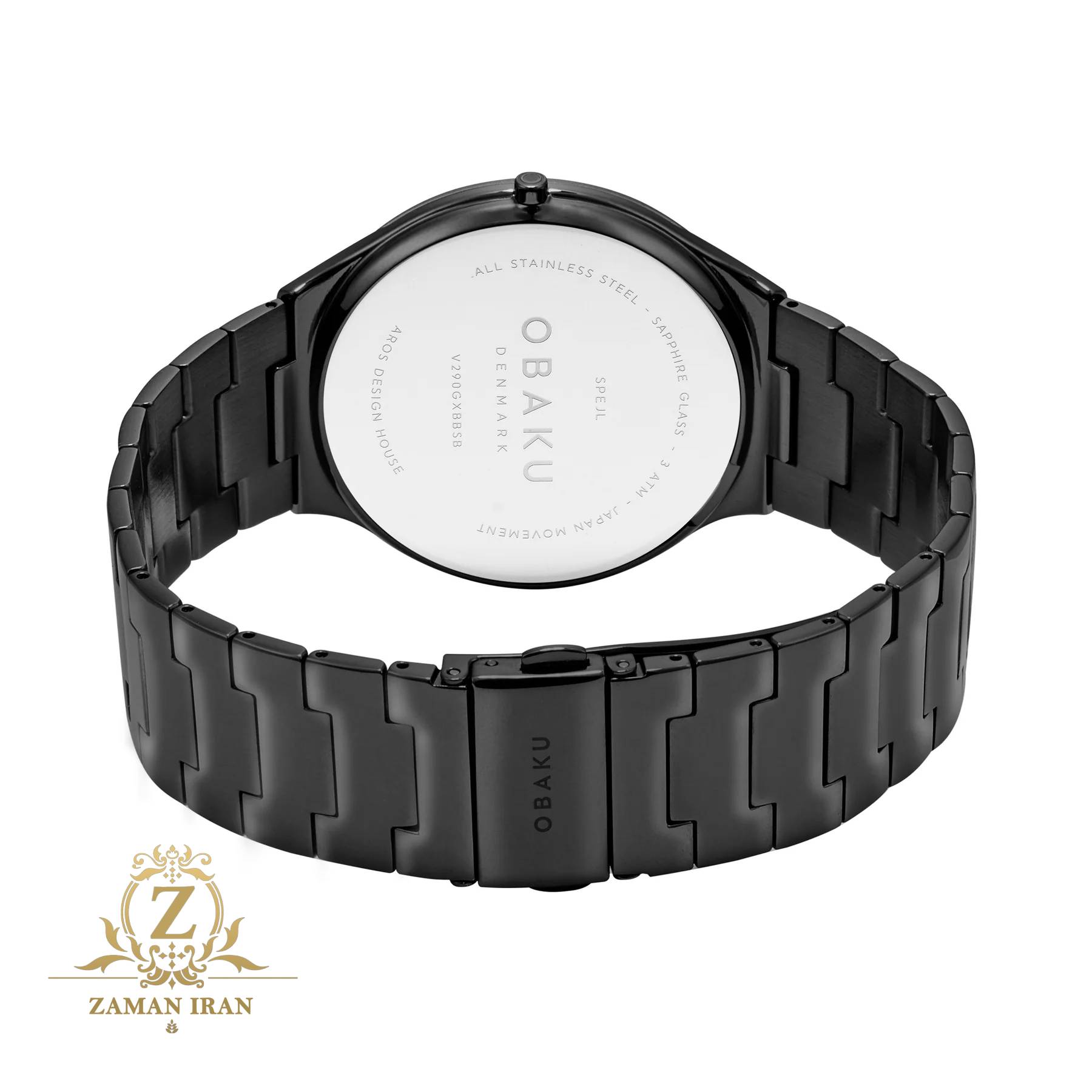 ساعت مچی مردانه اوباکو Obaku اورجینال مدل V290GXBBSB