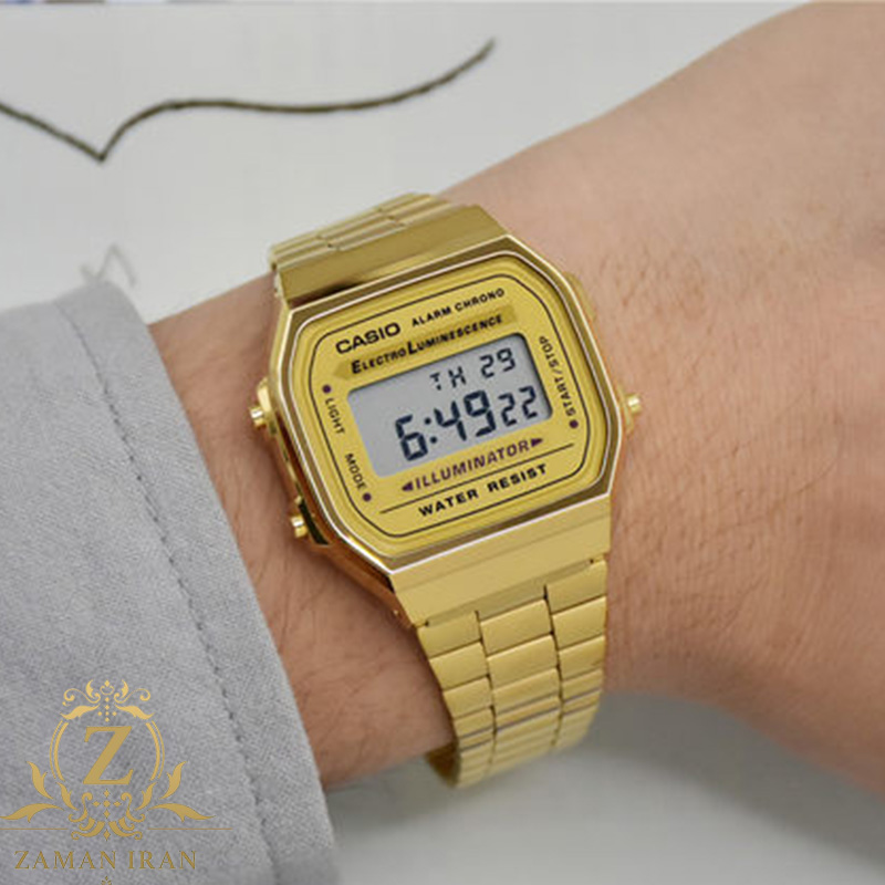  ساعت مچی مردانه و زنانه کاسیو(CASIO) مدل A168WG-9WD 