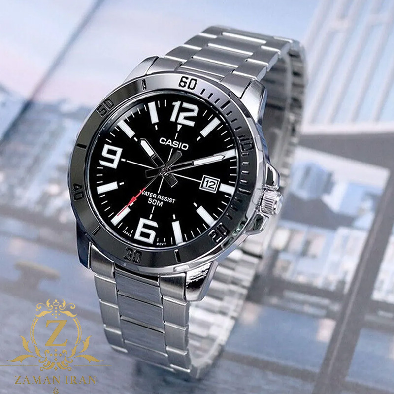 ساعت مچی مردانه کاسیو(CASIO) مدل MTP-VD01D-1B 