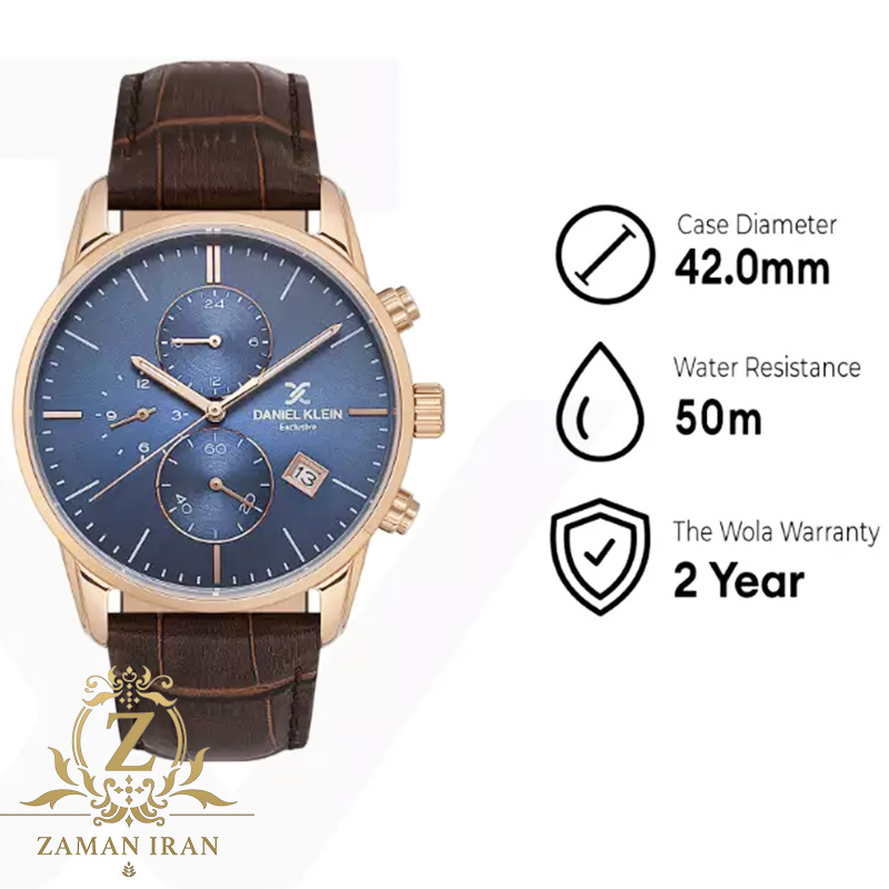 ساعت مچی مردانه دنیل کلین daniel klein اورجینال مدل DK-1-13834-3	