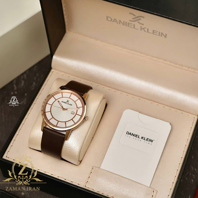ساعت مچی مردانه دنیل کلین بند چرمی Daniel Klein مدل DK-1-12949-3