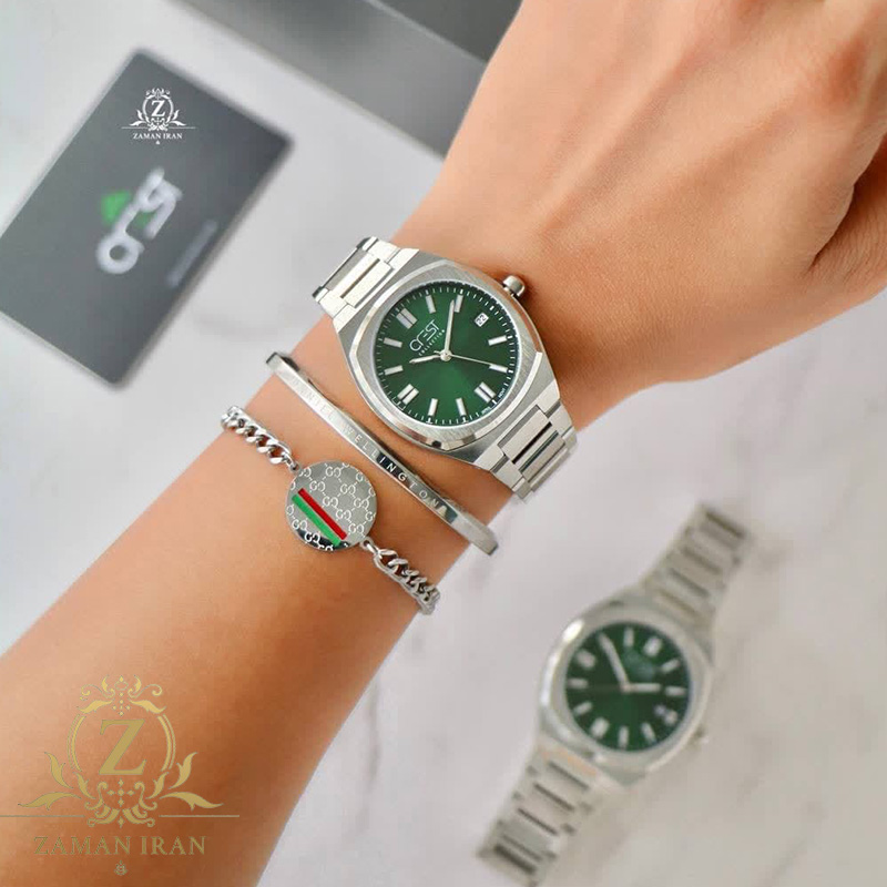 ساعت ست مچی مردانه و زنانه کرست crest اورجینال مدل 6292/1C 