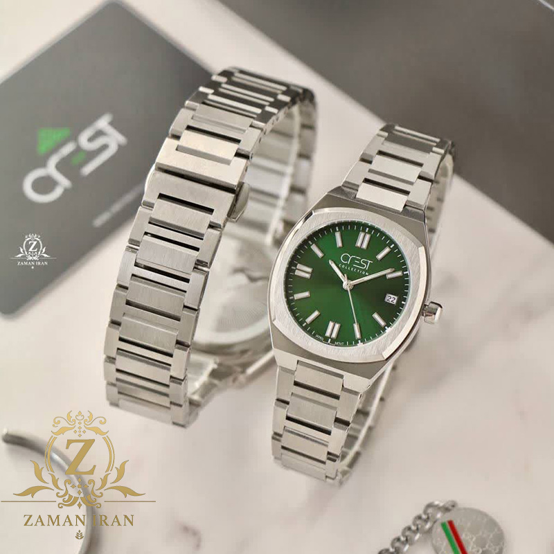 ساعت ست مچی مردانه و زنانه کرست crest اورجینال مدل 6292/1C 