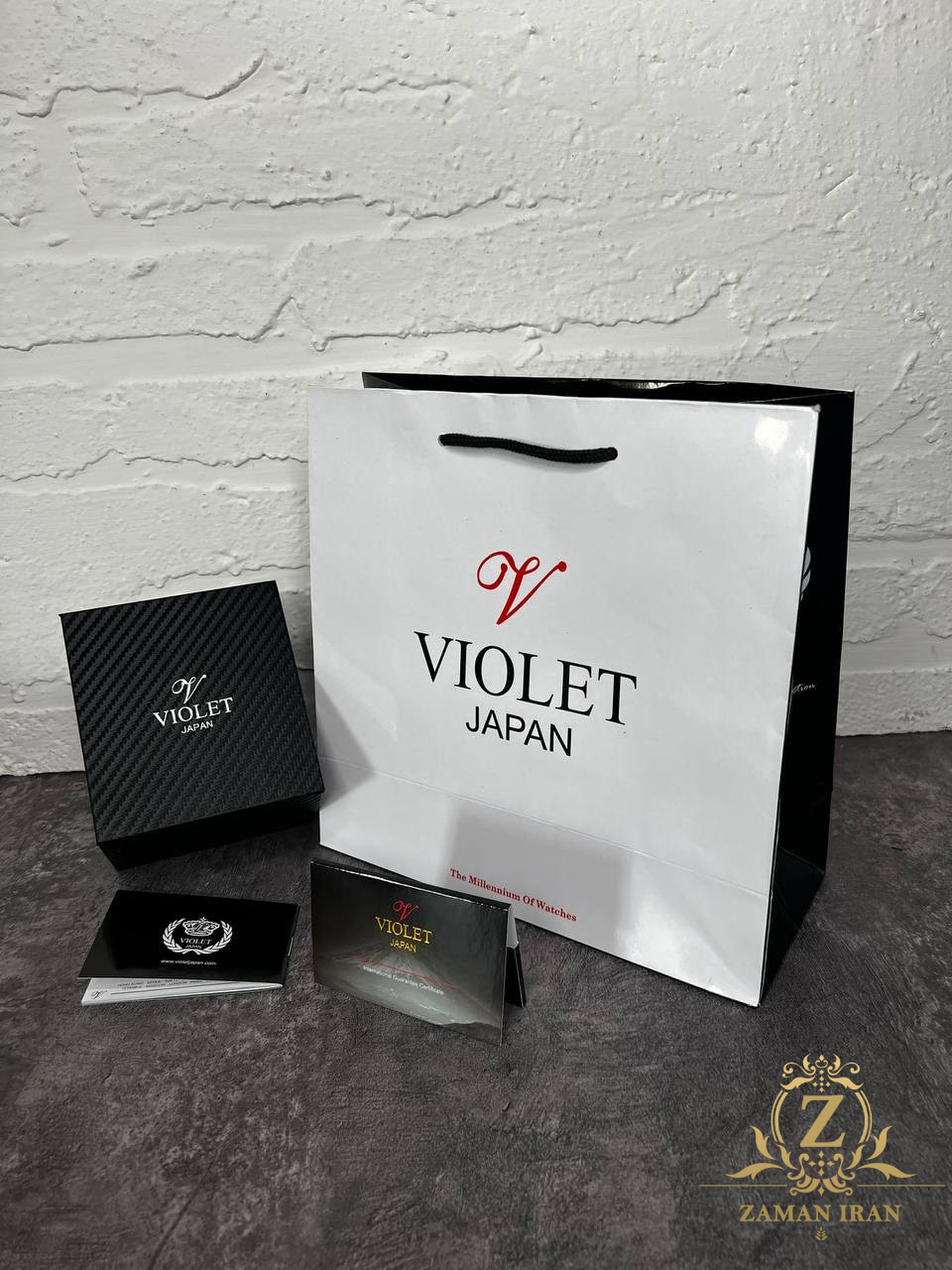  ساعت مچی ست مردانه و زنانه ویولت Violet اورجینال مدل B06031/233C