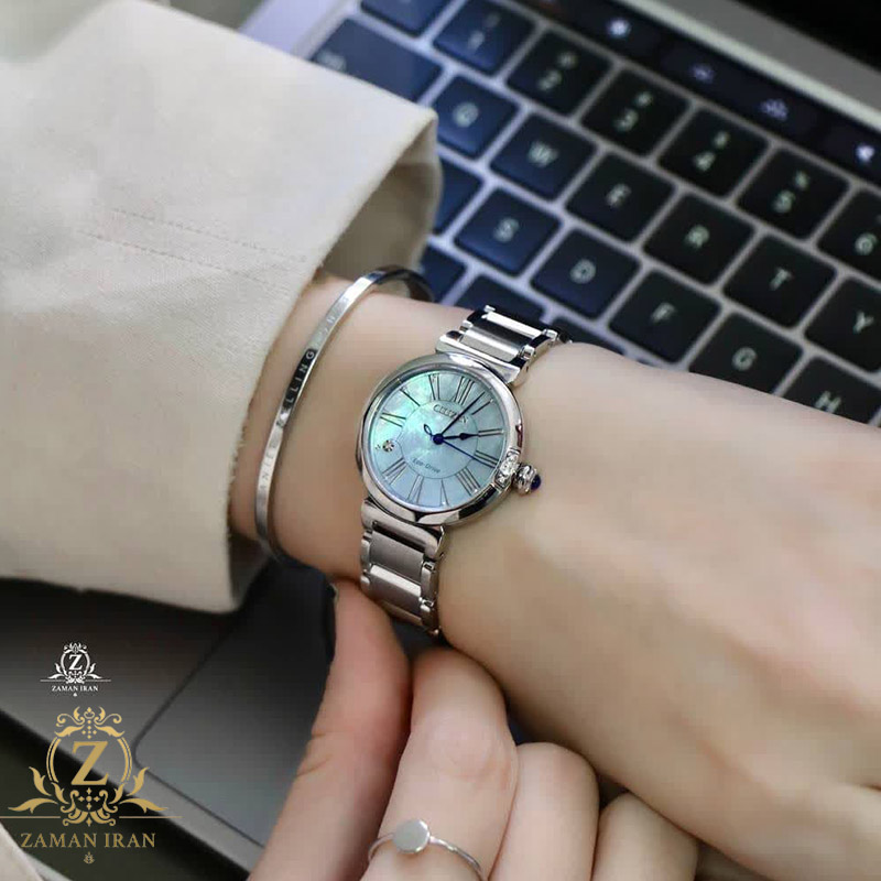 ساعت مچی زنانه سیتیزن citizen اورجینال مدل EM1060-87N 