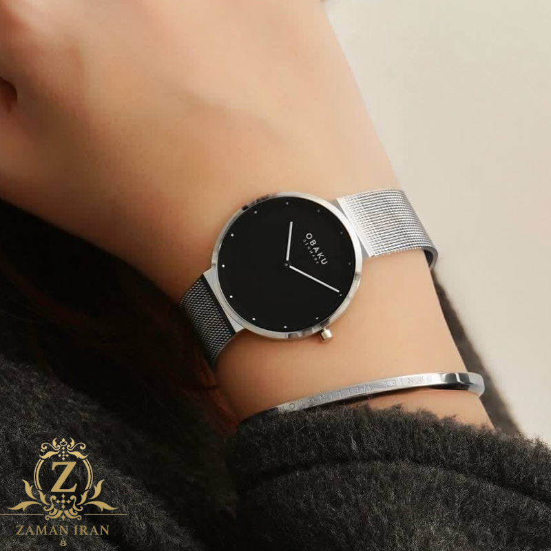 ساعت مچی زنانه اوباکو Obaku اورجینال مدل V230LXCBMC