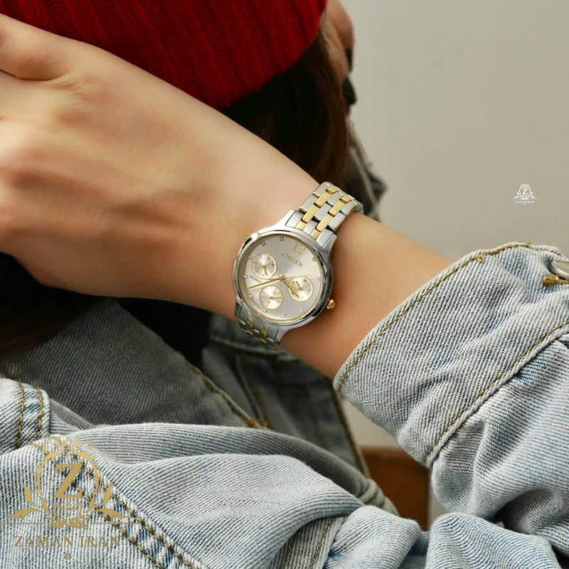ساعت مچی زنانه سیتیزن citizen اورجینال مدل ED8184-51A 
