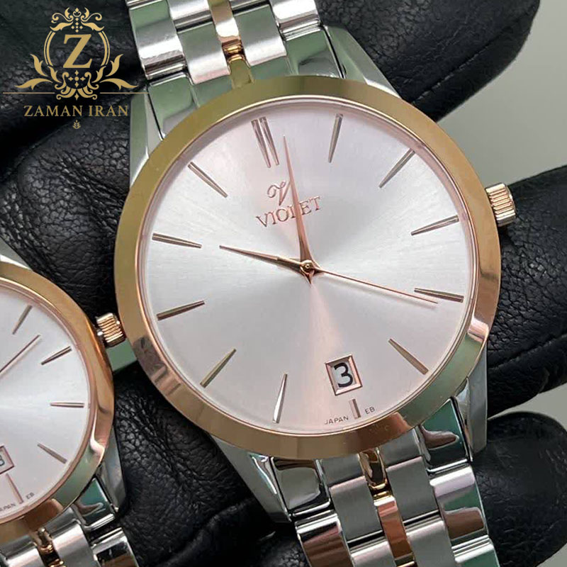 ساعت مچی ست مردانه و زنانه ویولت Violet اورجینال مدل B0640/9C
