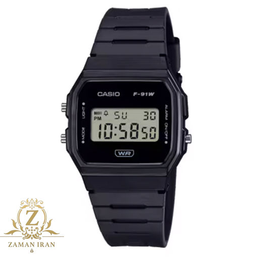 ساعت مچی مردانه  و زنانه کاسیو CASIO مدل F-91WB-1ADF