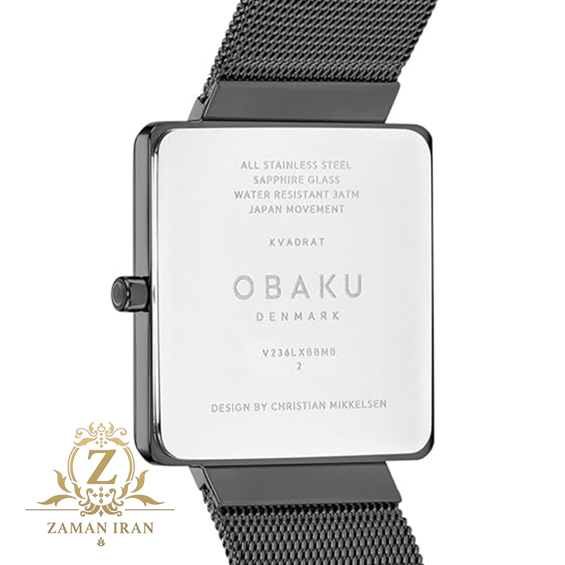 ساعت مچی زنانه اوباکو Obaku اورجینال مدل V236LXBBMB