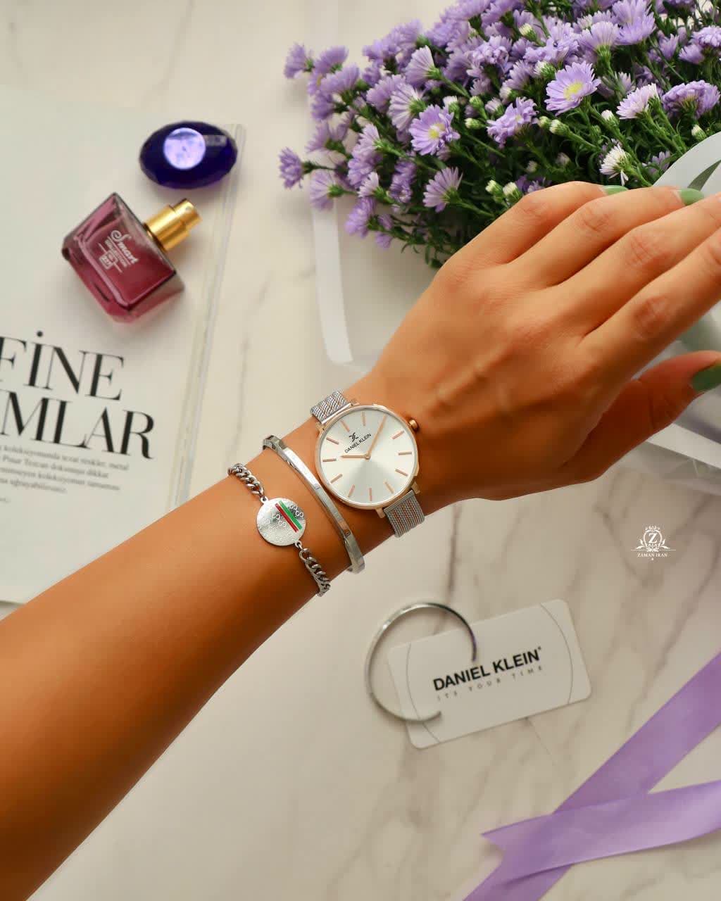 ساعت مچی زنانه دنیل کلین daniel klein اورجینال مدل DK-1-13008-4