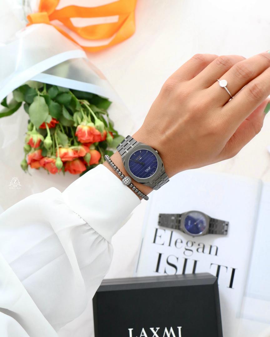 	ساعت مچی ست مردانه و زنانه لاکسمی LAXMI اورجینال مدل LA-8574-7C