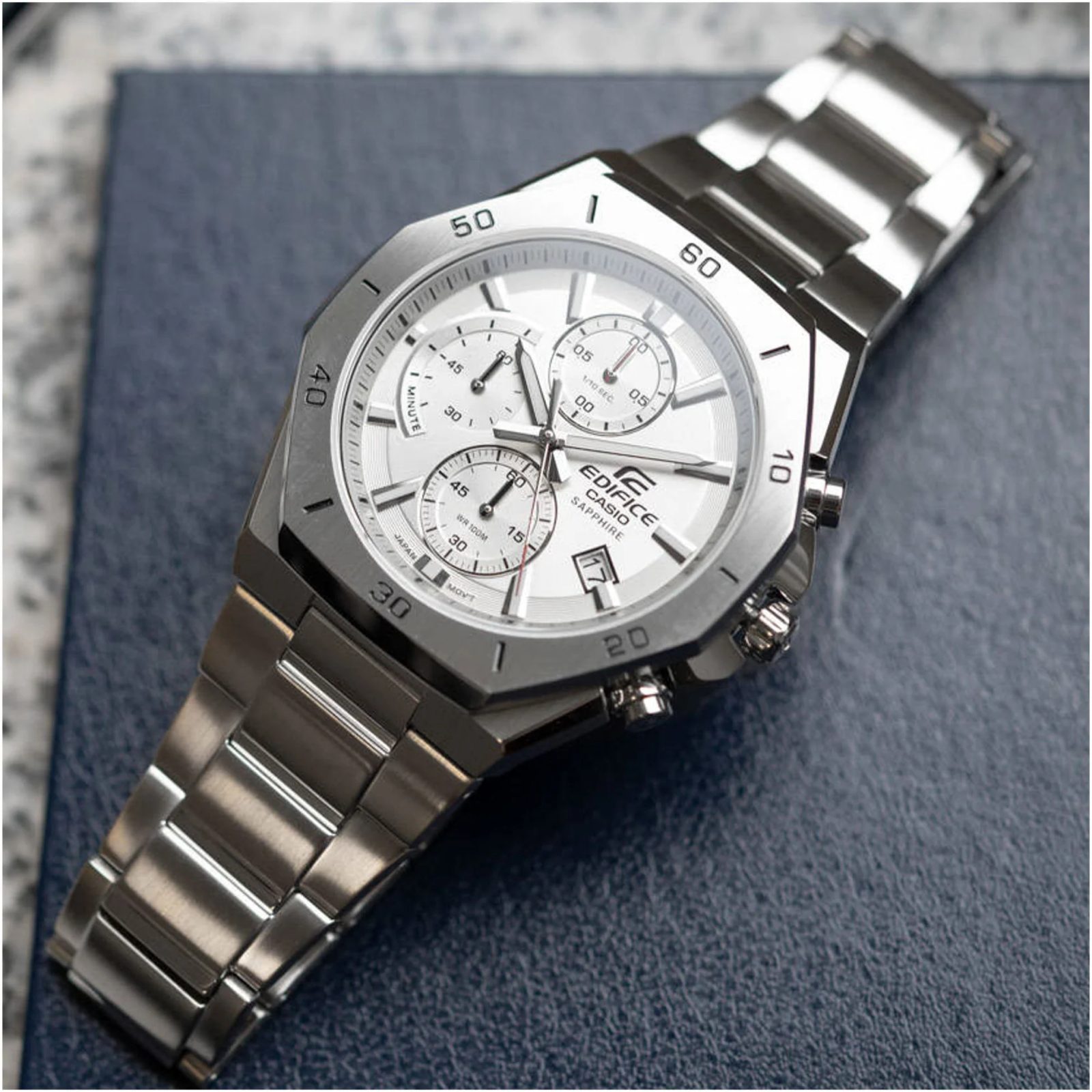 ساعت مچی مردانه کاسیو ادیفایس casio edifice اورجینال مدل EFB-680D-7AVUDF