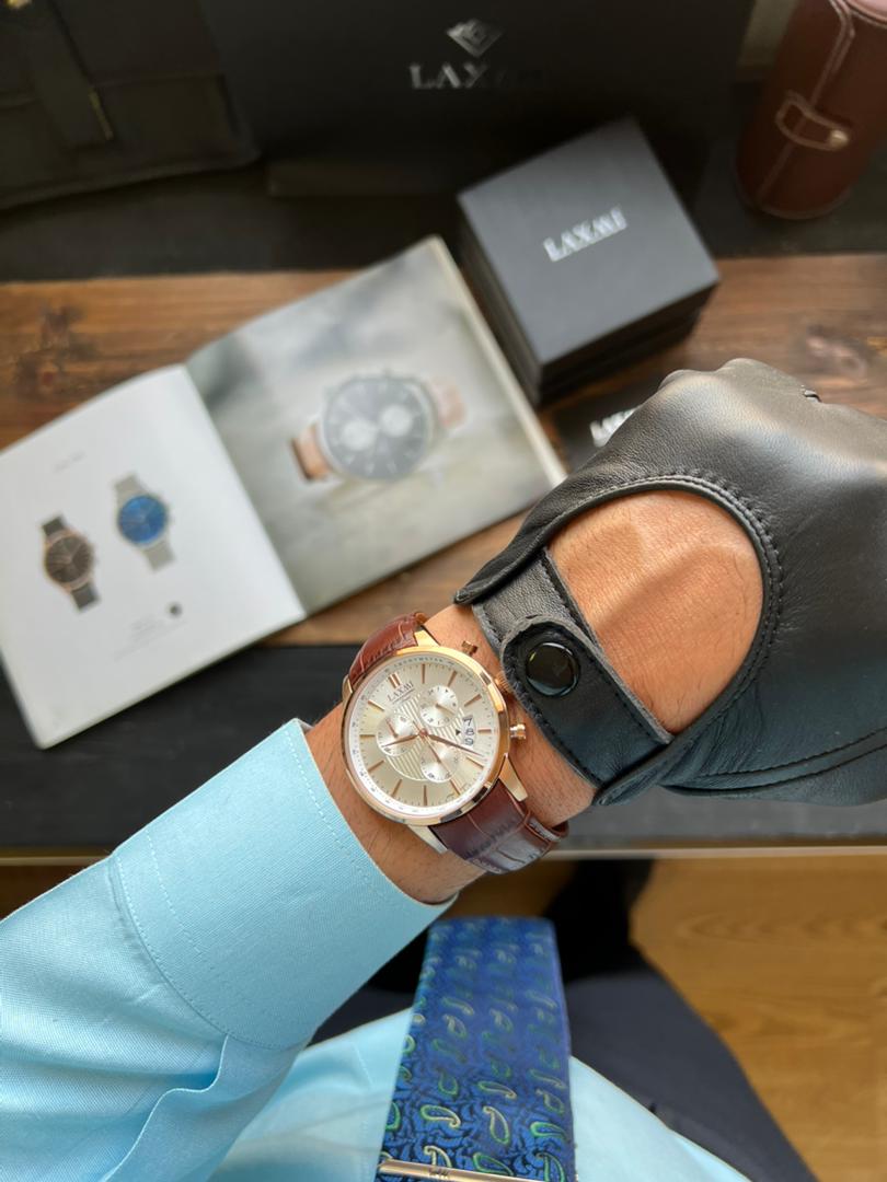 ساعت مچی مردانه لاکسمی LAXMI اورجینال مدل LA-8534-1G