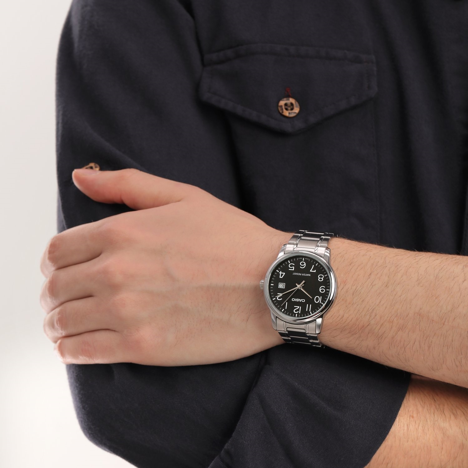 ساعت مچی مردانه کاسیوCASIO مدل MTP-V002D-1B